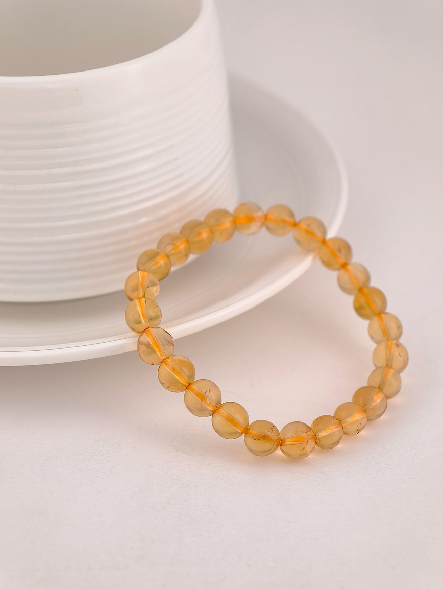 Natural Citrine Bracelet 10 mm