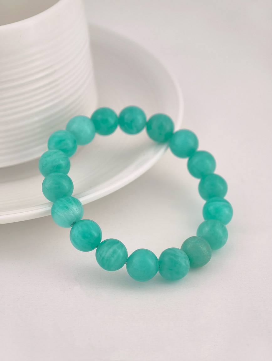 Natural Amazonite Bracelet 10 mm