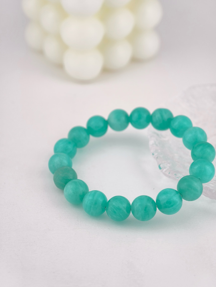 Natural Amazonite Bracelet 10 mm