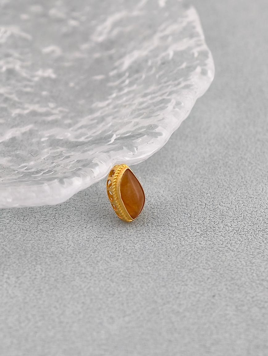18K Gold Natural Sugilite DIY Accessory image