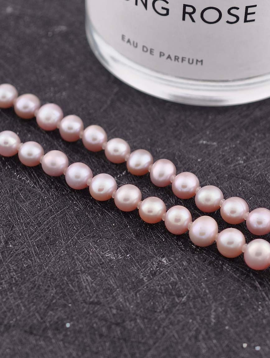 Smoky Purple Freshwater Pearl Necklace image