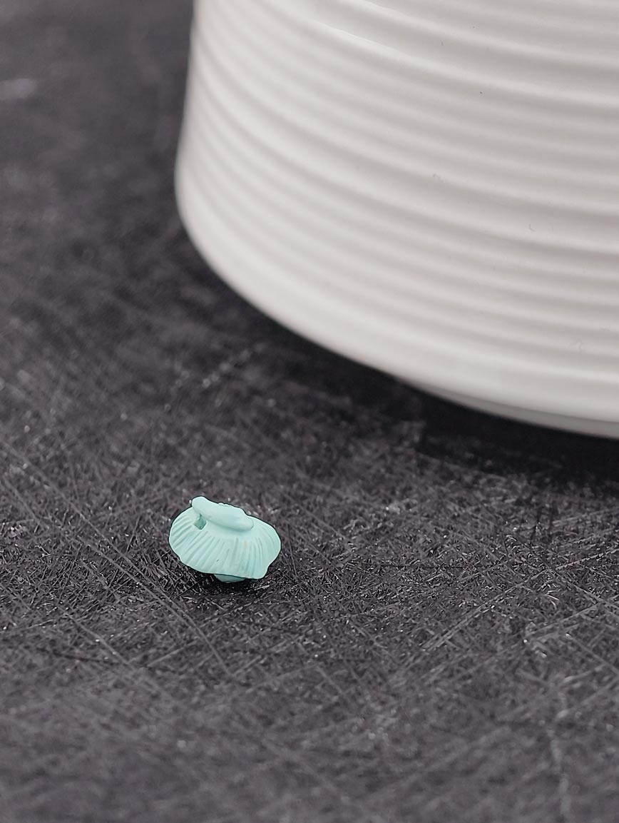 Turquoise Lotus Pod Carving Key DIY Accessory image