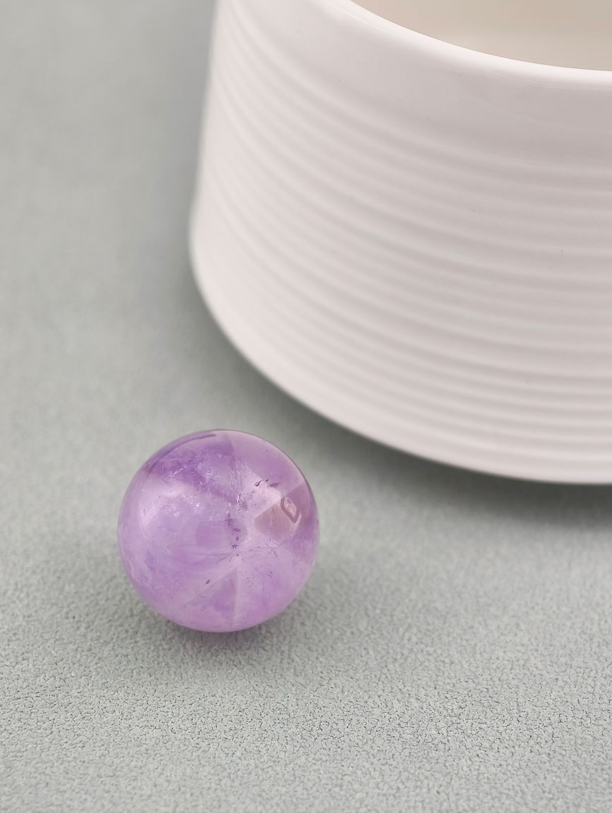 Selected High Quality Natural Amethyst Ball image