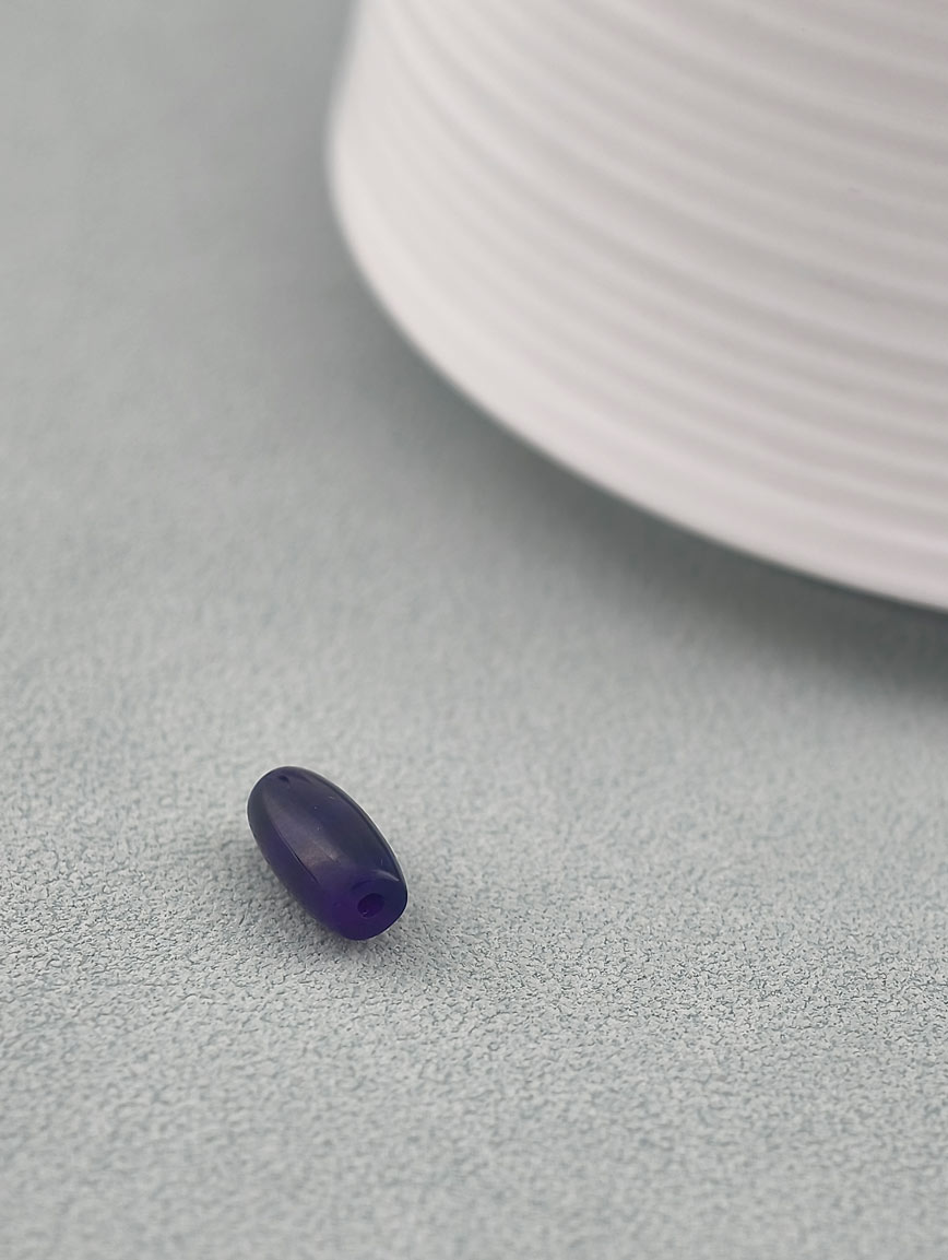 Natural Sugilite Barrel Bead DIY Accessory