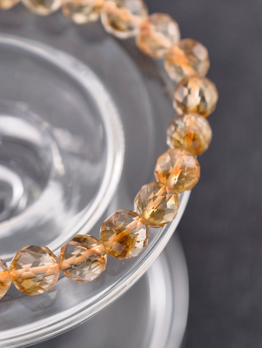 Natural Faceted Citrine Bracelet