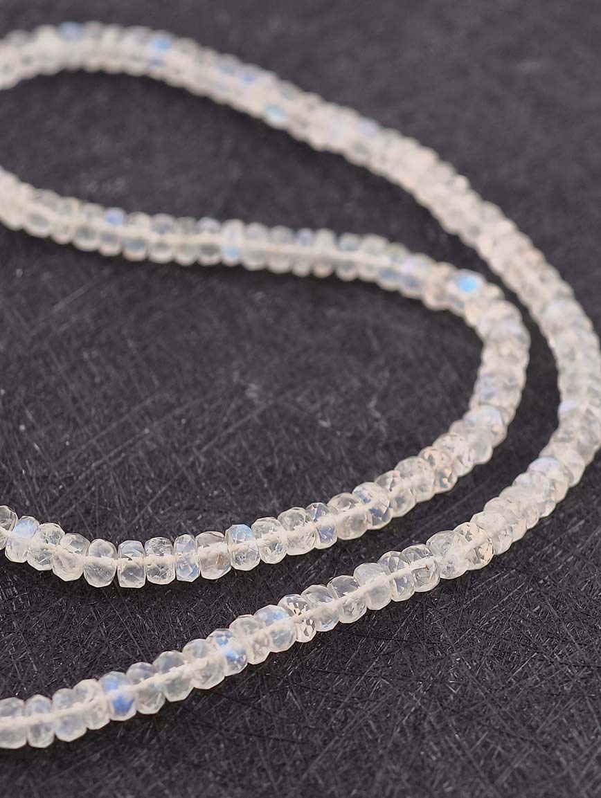 Abacus Bead Gradient Blue Moonlight Necklace image