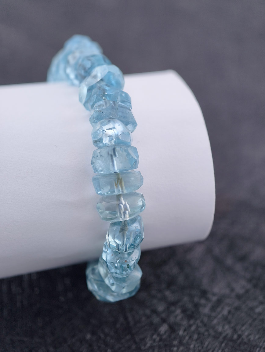 Natural Irregular Aquamarine Bracelet