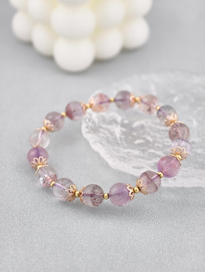 Natural Super Seven Delicate Style Bracelet
