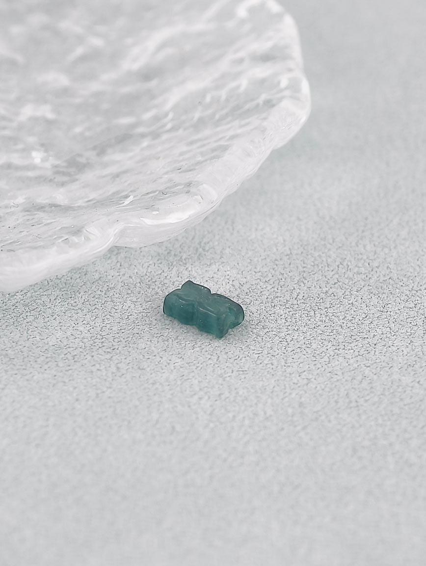 Natural Tourmaline Ruyi Flower DIY Accessory image