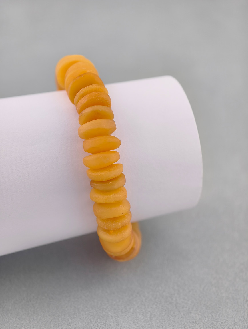 Natural Irregular Beeswax Bracelet