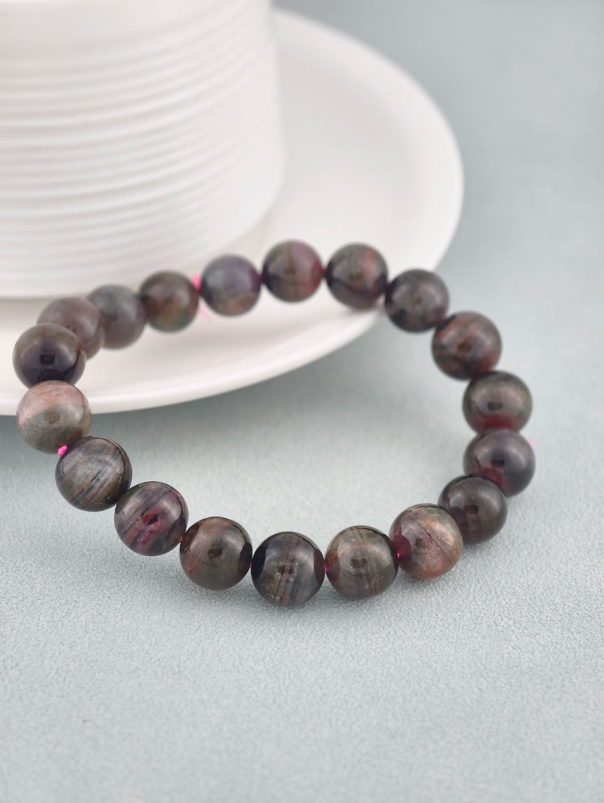 Natural Layered Watermelon Tourmaline Bracelet