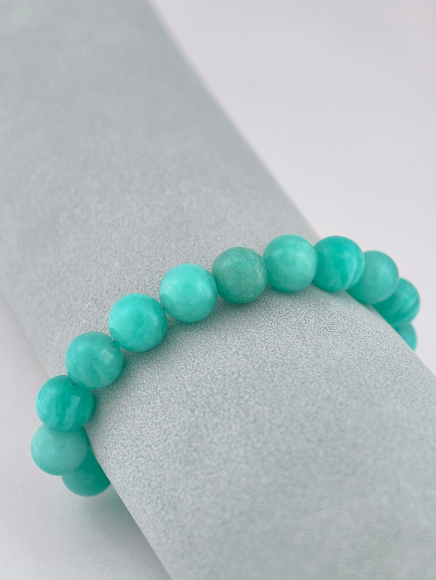 Natural Amazonite Bracelet 12 mm