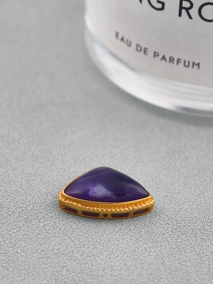 Collectible 18K Gold Natural Sugilite DIY Accessory image