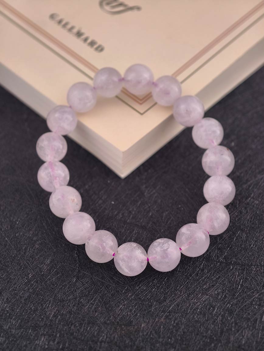 Natural Light Purple Amethyst Bracelet 11 mm