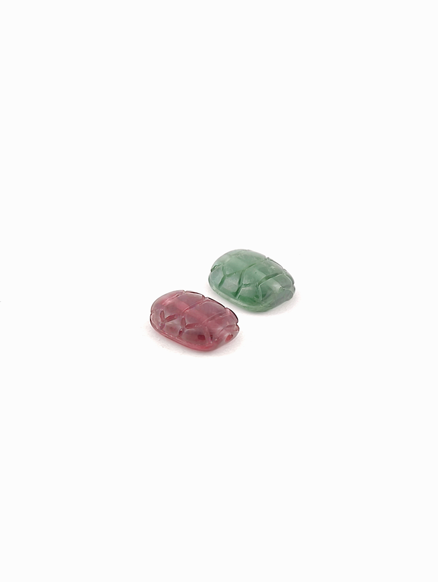 Natural Tourmaline Tortoise Shell DIY Accessory