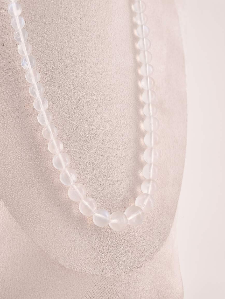 Natural Blue Moonstone Necklace