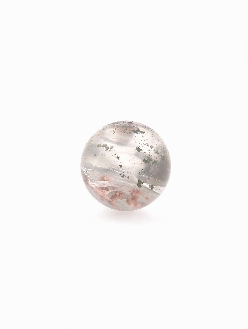 Natural Colorful Phantom Crystal Ball