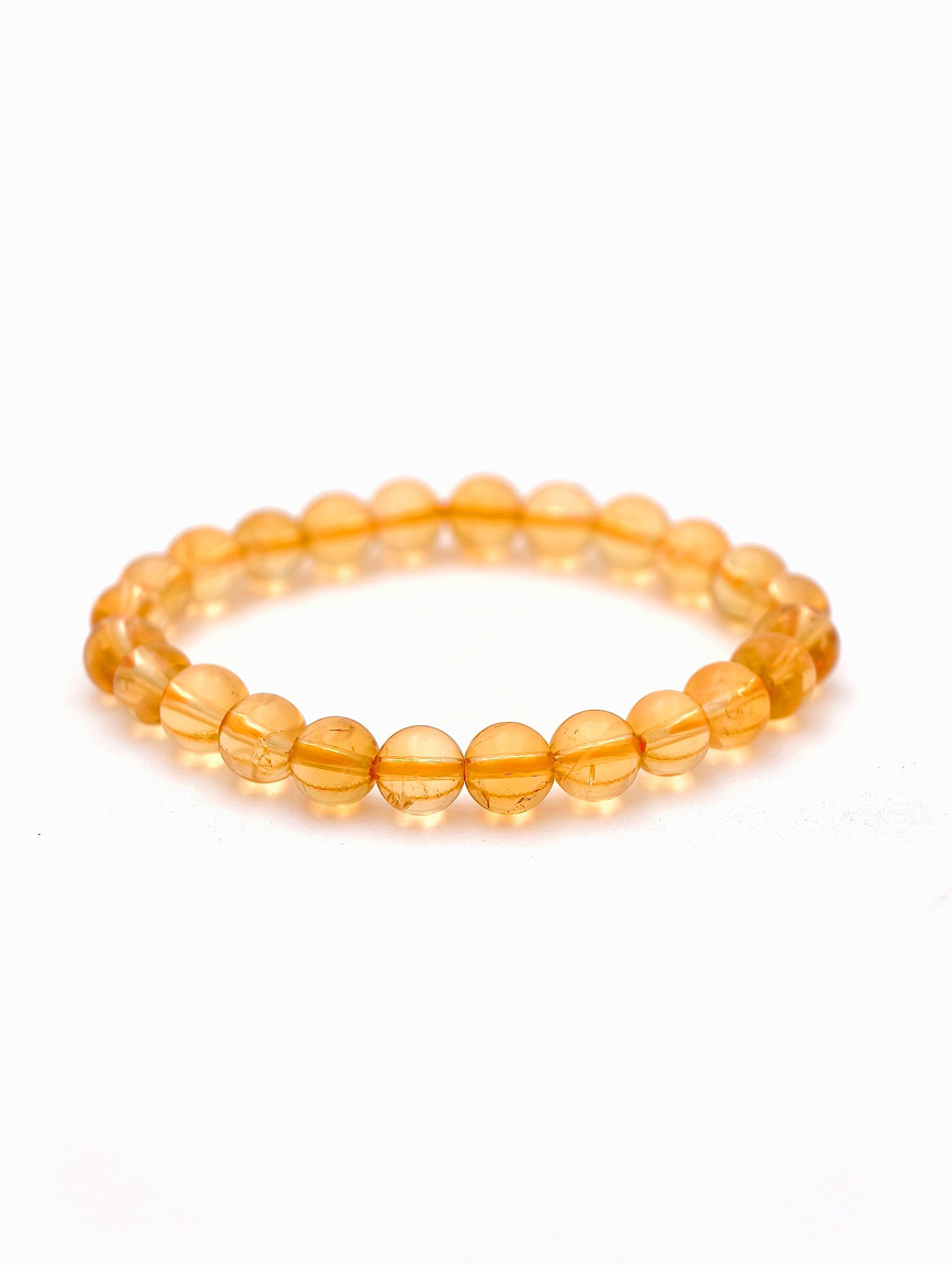 Natural Citrine Bracelet 9 mm