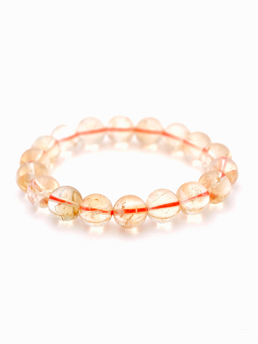 Natural Pale Yellow Citrine Bracelet