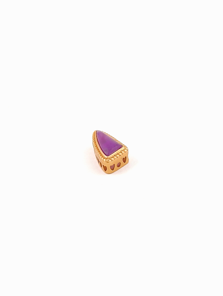 18K Gold Sugilite Unique Style DIY Accessory