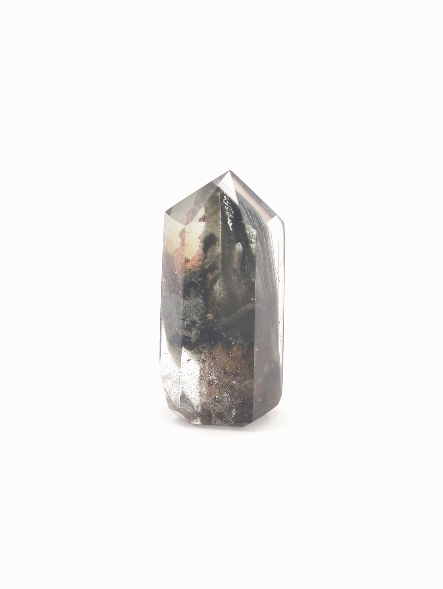 Top Grade Natural Colorful Phantom Crystal Column