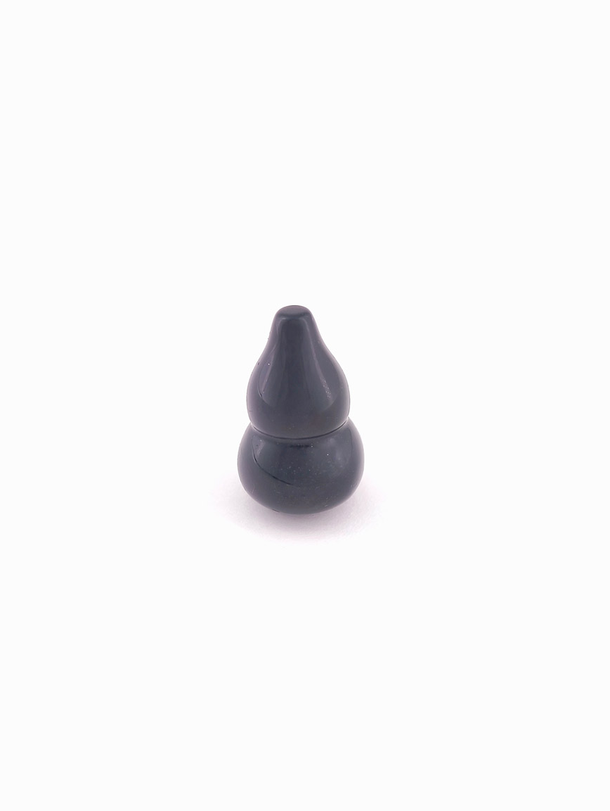 Natural Obsidian Gourd DIY Accessory